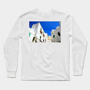 Typical buildings of Ostuni Long Sleeve T-Shirt